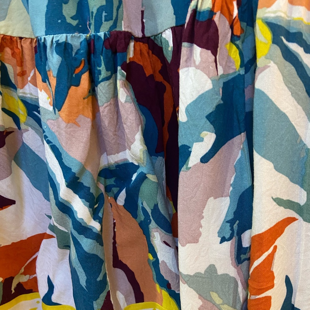 Colorful Abstract Maxi skirt by Soft Surroundings - Picture 2 of 5
